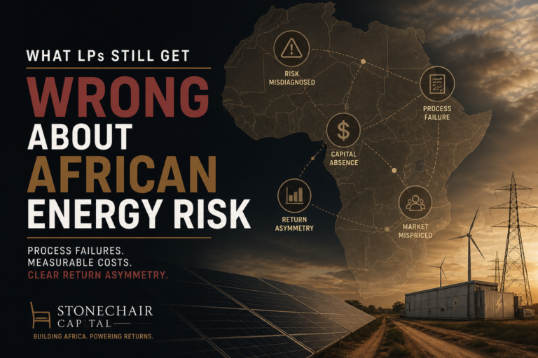 African energy infrastructure risk and institutional investment mispricing concept